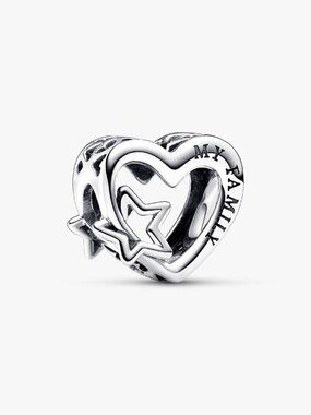 Pandora Openwork Family Heart & Star Charm